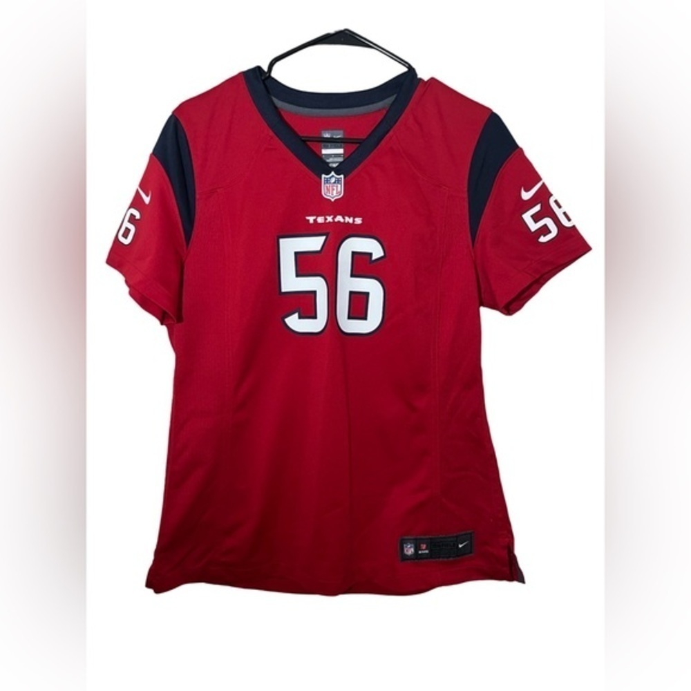 Nike On-Field Houston Texans Brian Cushing #56 Red Jersey Women’s Large